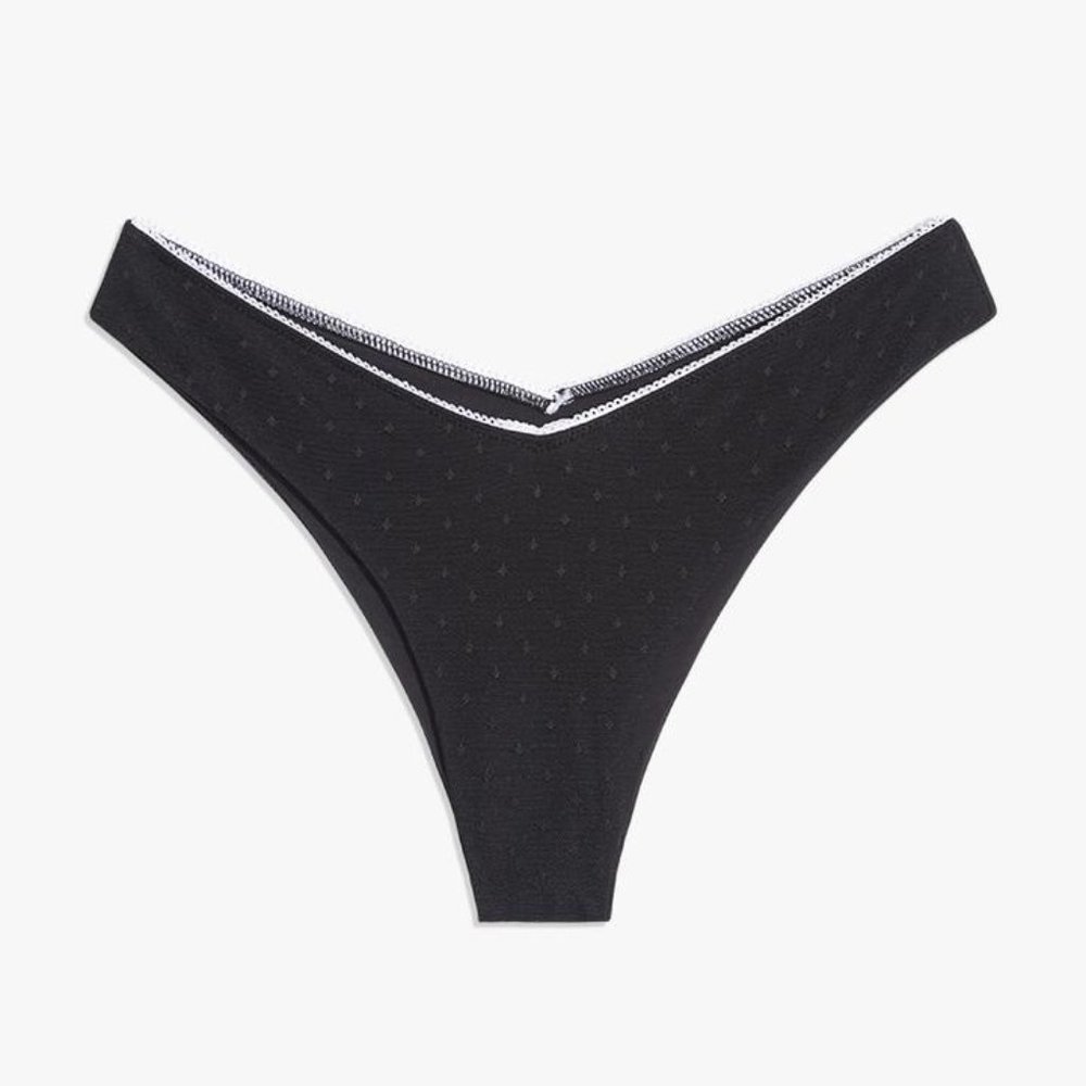 NWT - WeWoreWhat DELILAH SWISS DOT BIKINI BOTTOM Size S